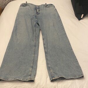 Good American Wide Leg Jeans